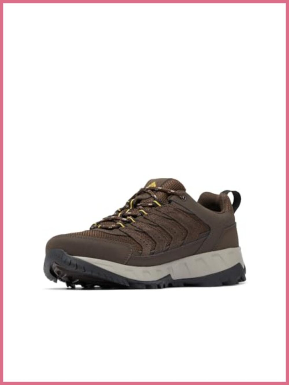 Men's Waterproof Suede Mesh Hiking Shoes Trail Athletic Lace-Up - Picture 1 of 6
